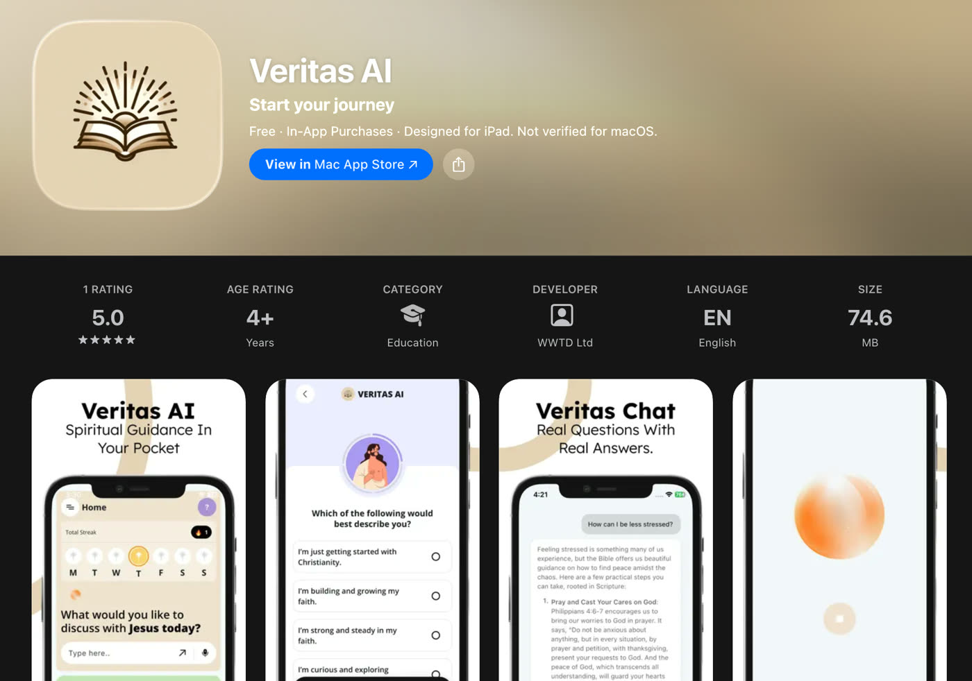 Veritas AI on the App Store